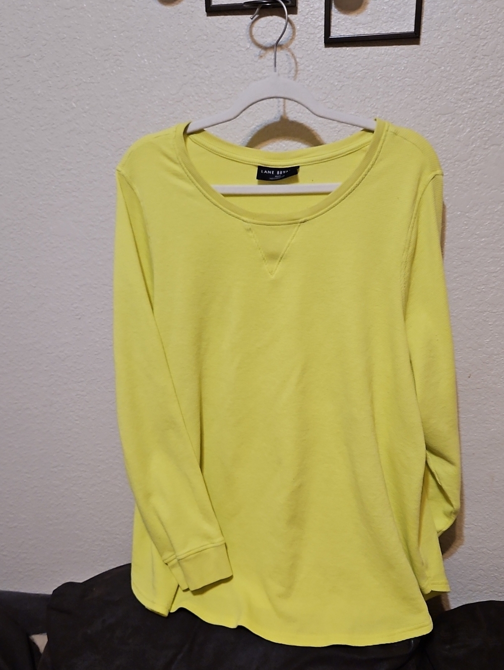 Lane Bryant Bright Yellow Long Sleeve Sweatshirt